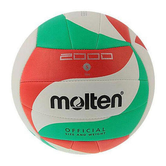 Ballon De Volleyball (Blanc / Rouge / Vert)