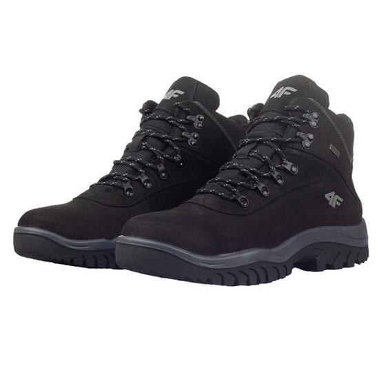 Botas de Senderismo/Botas de Montaña de Cuero H4Z20 para Hombre Azul Marino