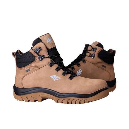 Botas de Senderismo/Botas de Montaña de Cuero OBMH257 para Hombre Beige