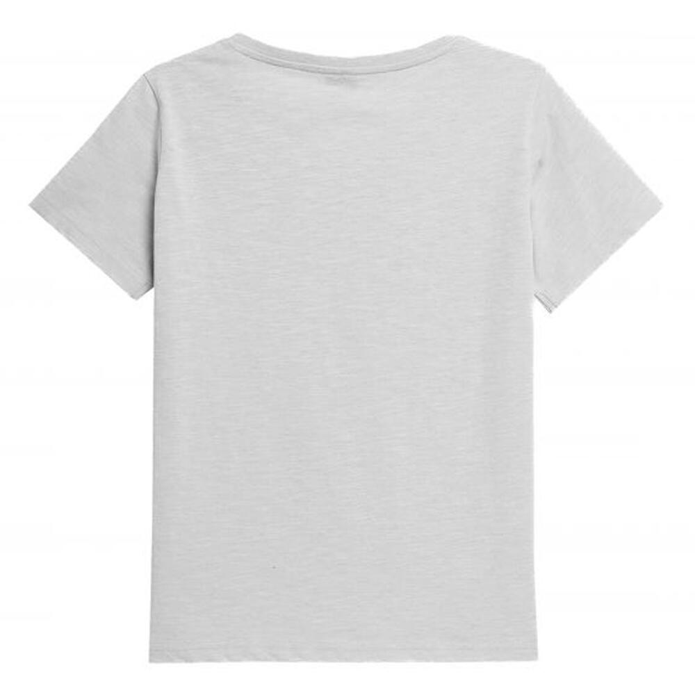 Tshirt Motif/style Uni Femme (Gris) 2/2