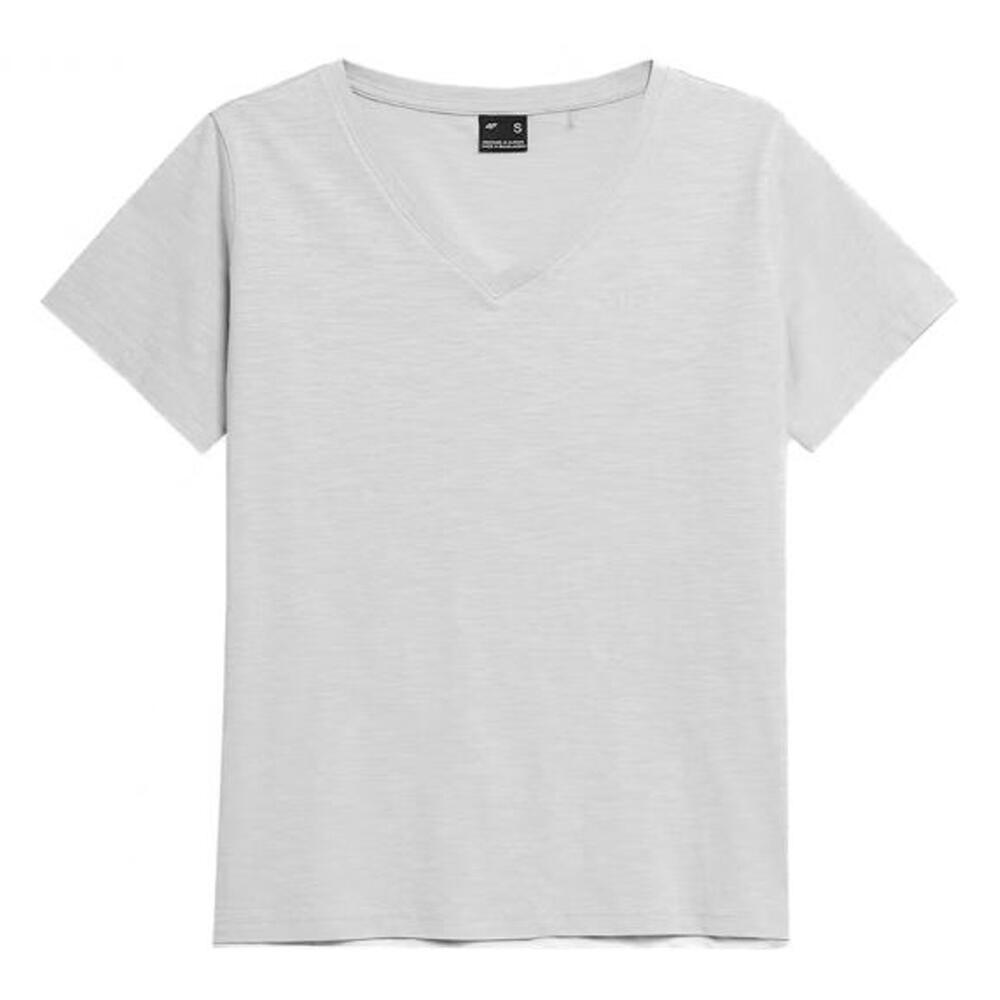 Tshirt Motif/style Uni Femme (Gris) 1/2