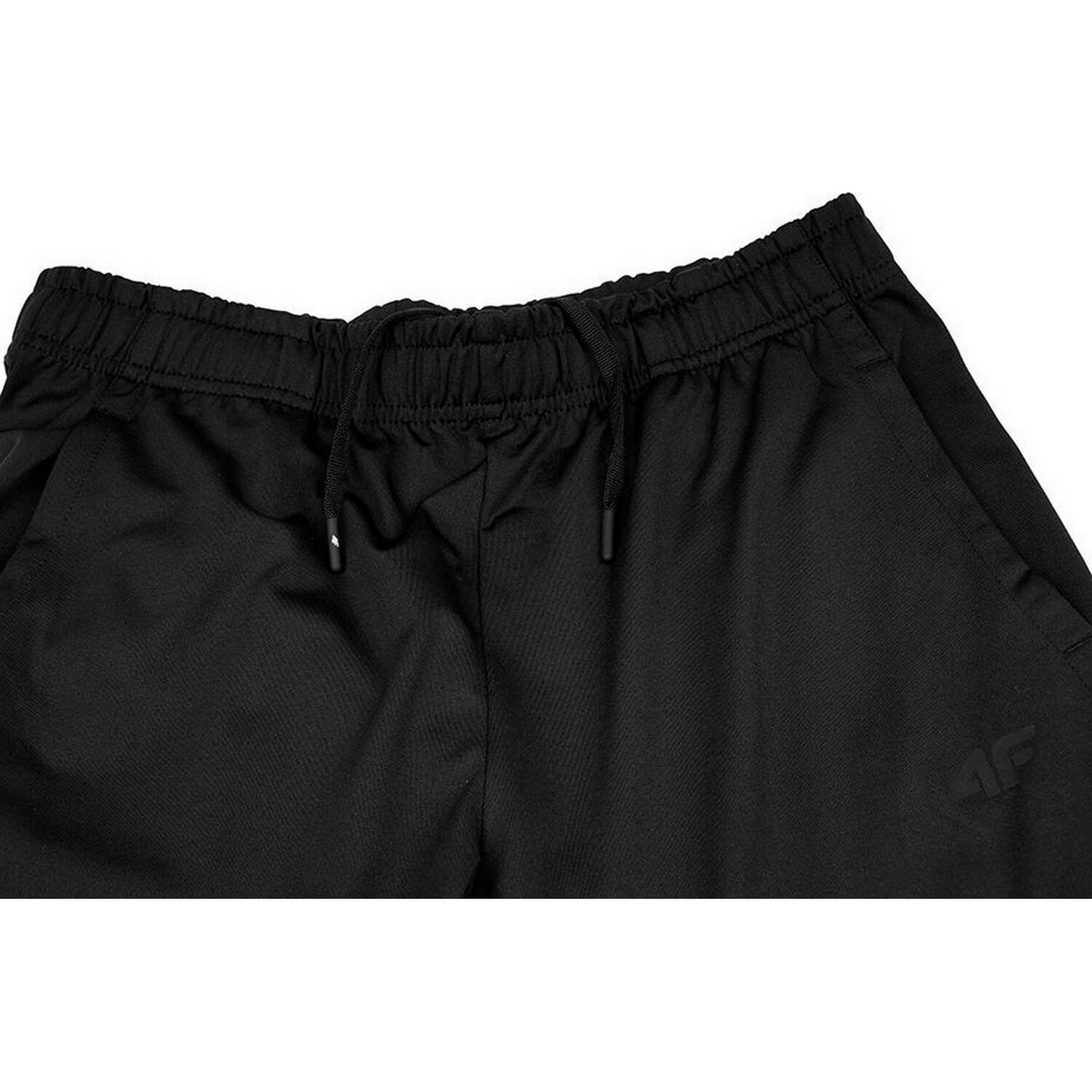 Heren SS23TFTRM167 Quick Dry Joggingbroek (Zwart) 3/4
