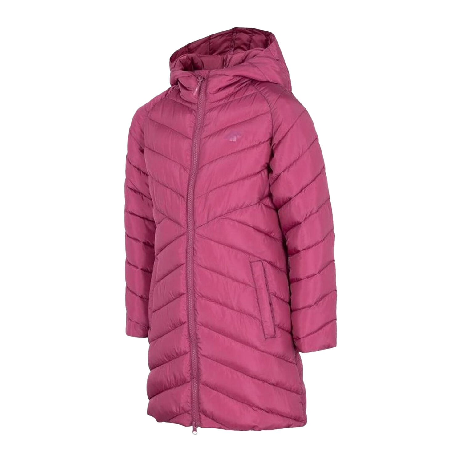 4F Casaco acolchoado HJZ22 para raparigas Rosa