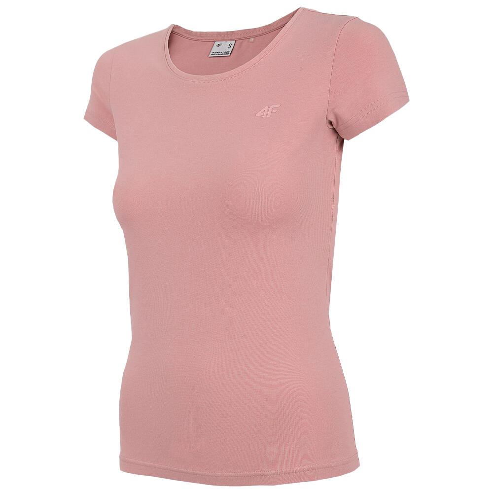 Camiseta Lisos para Mujer Rosa Claro 2/3