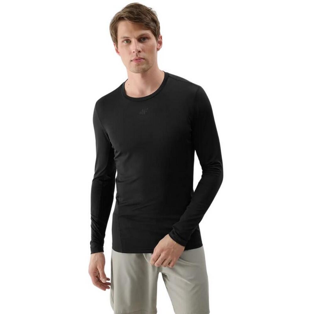 WSS25TFLOM372 Maglietta Manica Lunga Uomo 4F 4FWSS25TFLOM372 Nero 2/3