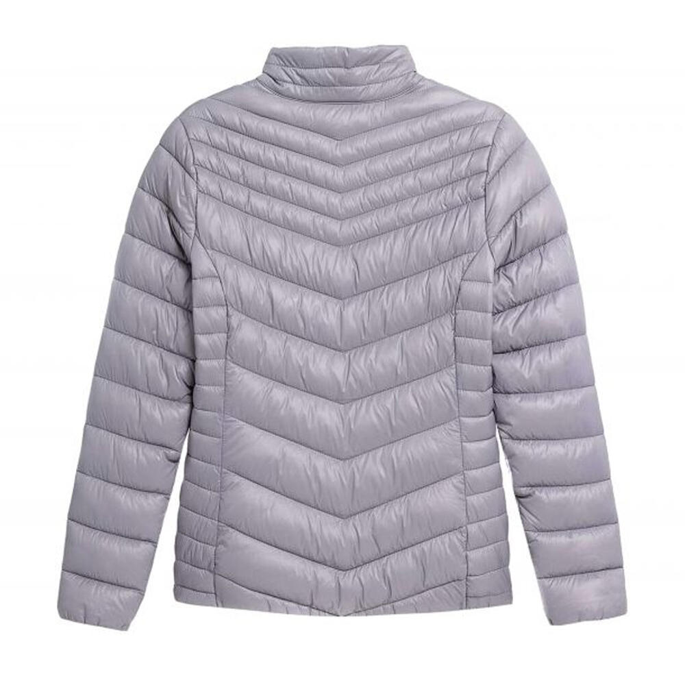 Doudoune Motif/style Matelassé Femme (Gris) 2/2