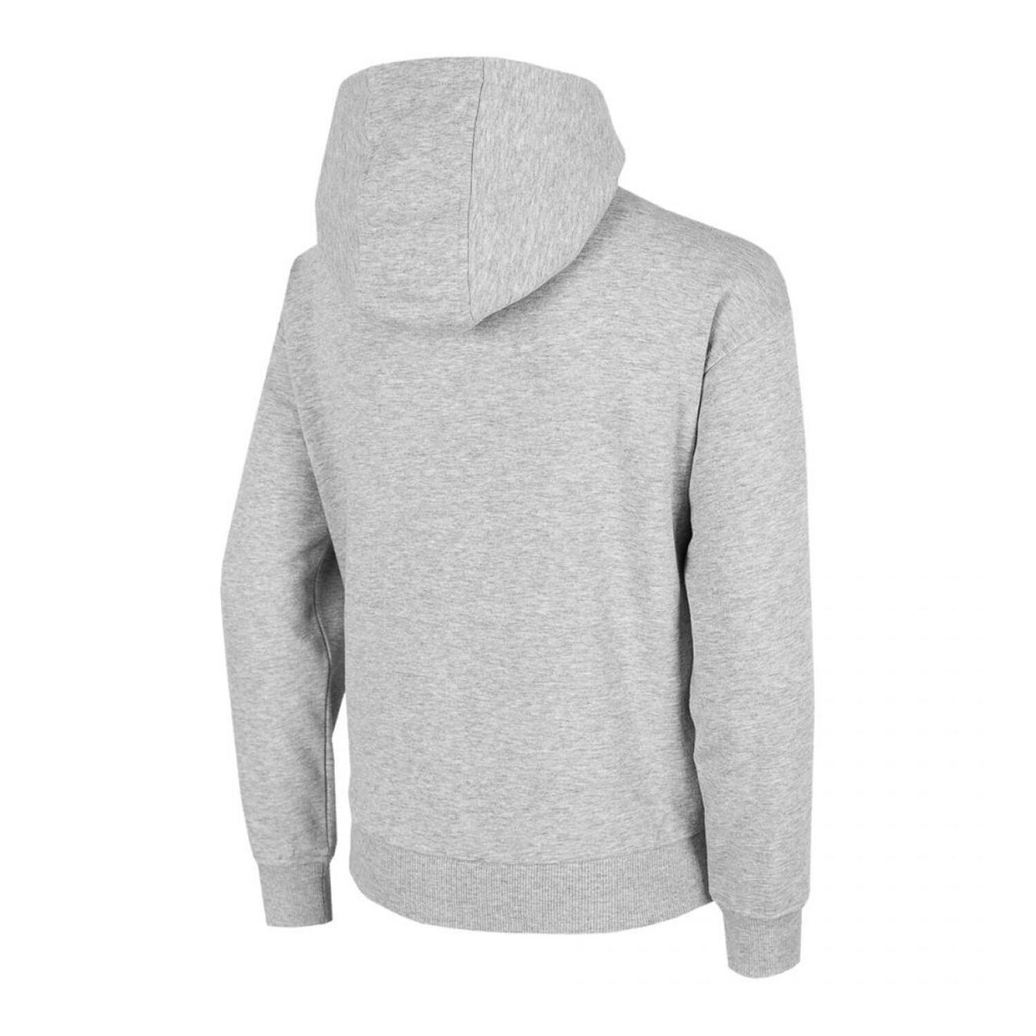Sweat À Capuche HJZ22 JBLM006 Enfant (Gris Clair Chiné) 3/4