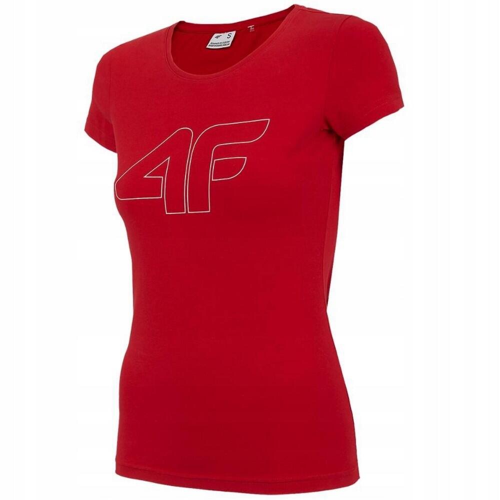 4F T-Shirt H4Z22TSD353 para senhora/senhora Vermelho