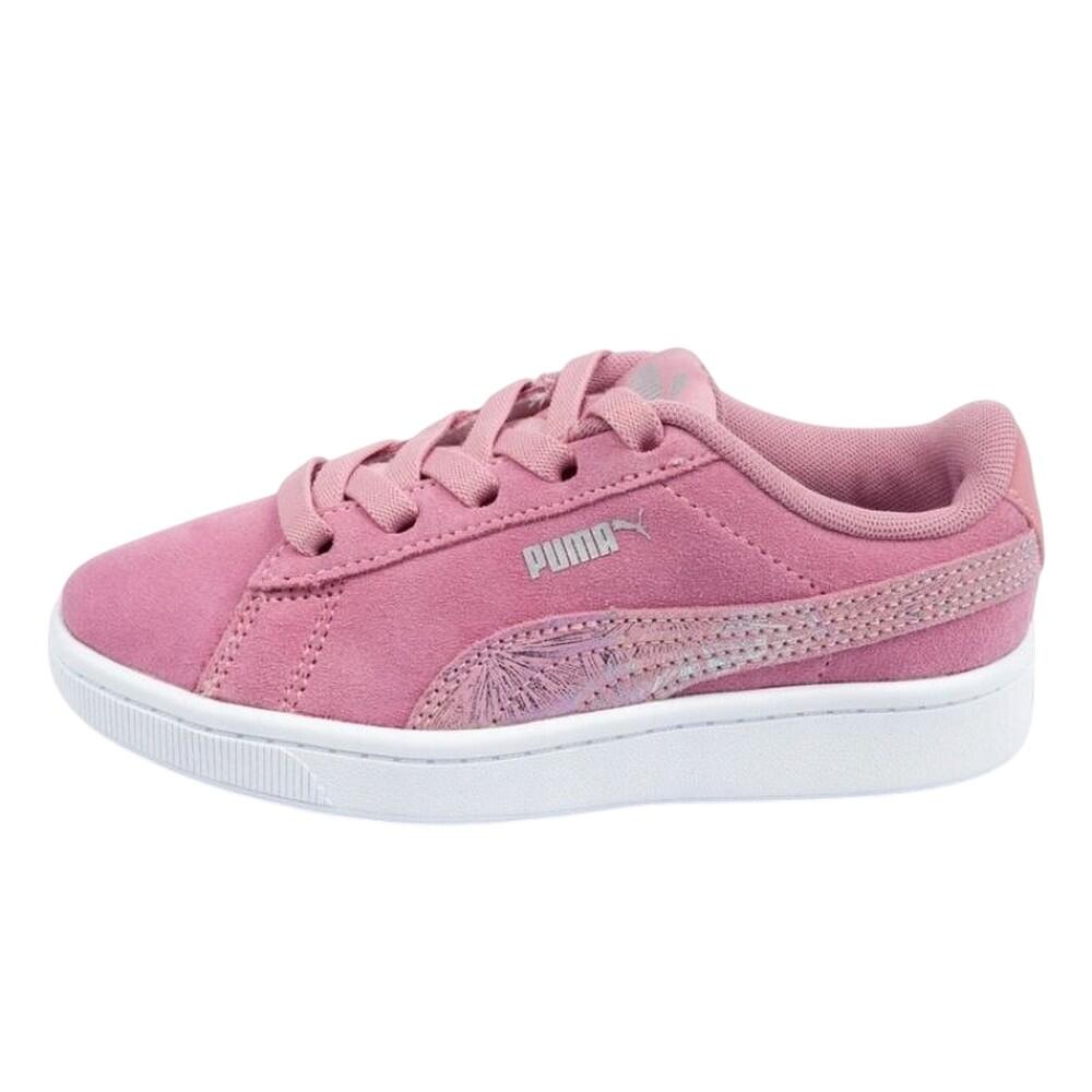 Calçado de couro Vikky Chamois para crianças e jovens (Rosa) 3/4