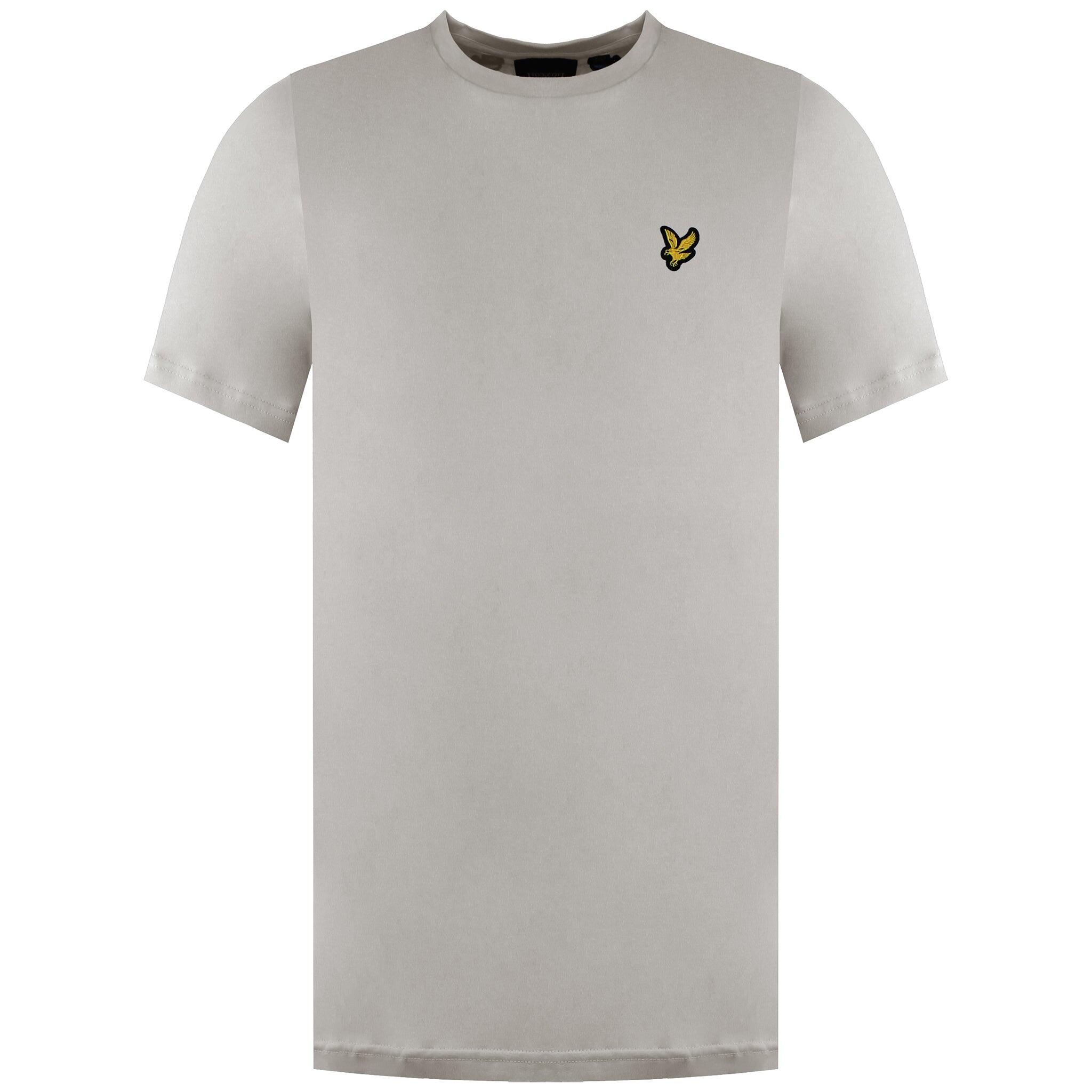 LYLE AND SCOTT Lyle & Scott Plain Mens Light Grey T-Shirt