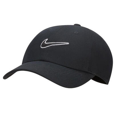 Club logo baseball cap (zwart)