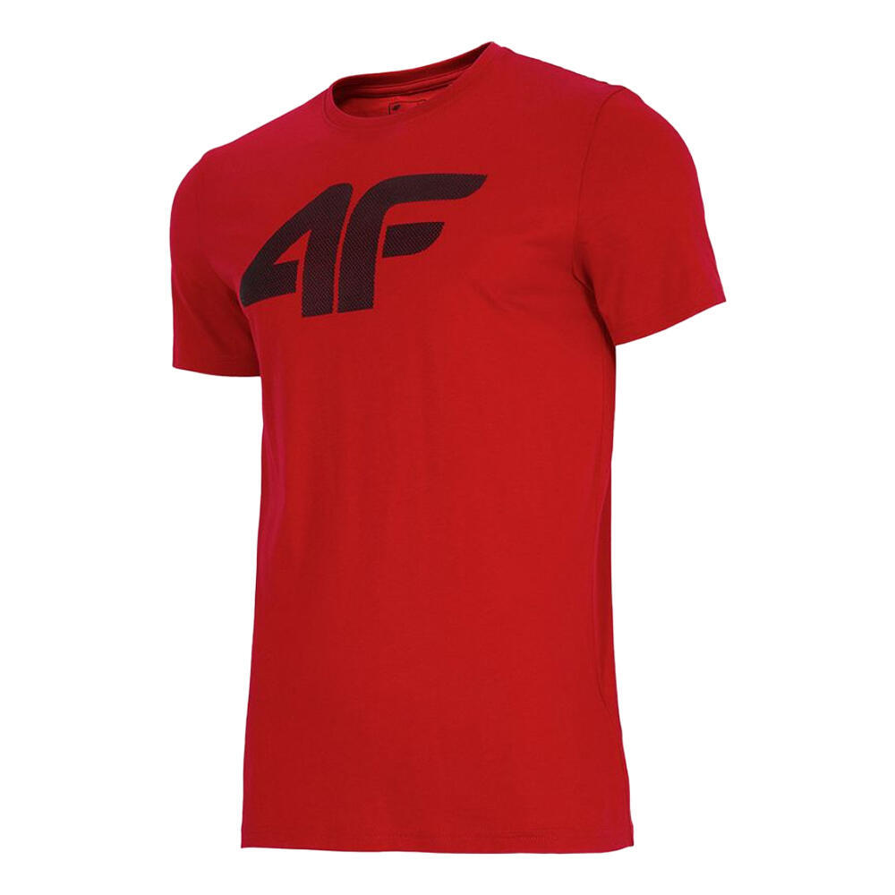 4F T-Shirt H4L22TSM353 para homem Vermelho
