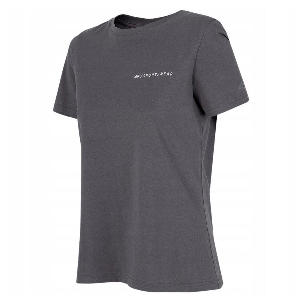 Maglietta Stampa Posteriore Donna 4F Grigio 2/3