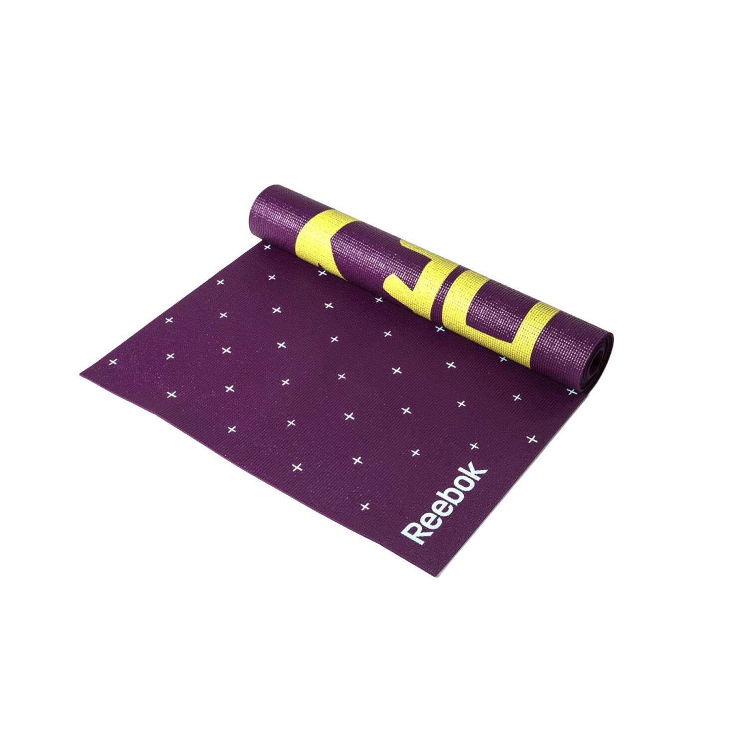 Esterilla de Yoga Diseño Logotipo Violeta 3/4