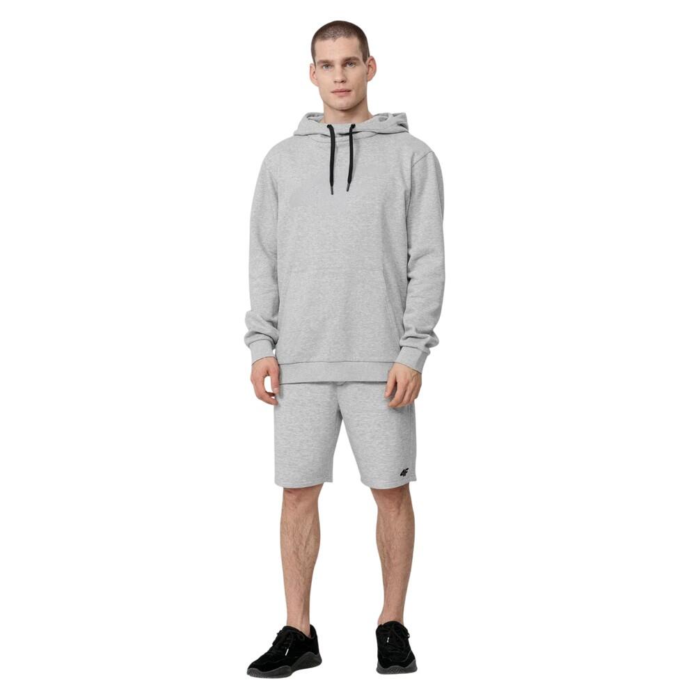 Sweat À Capuche H4L22 Homme (Gris) 4/4