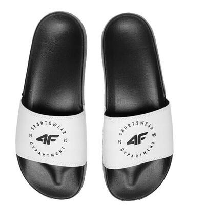 SS23FFLIF068 Sliders Donna 4F Bianco Nero
