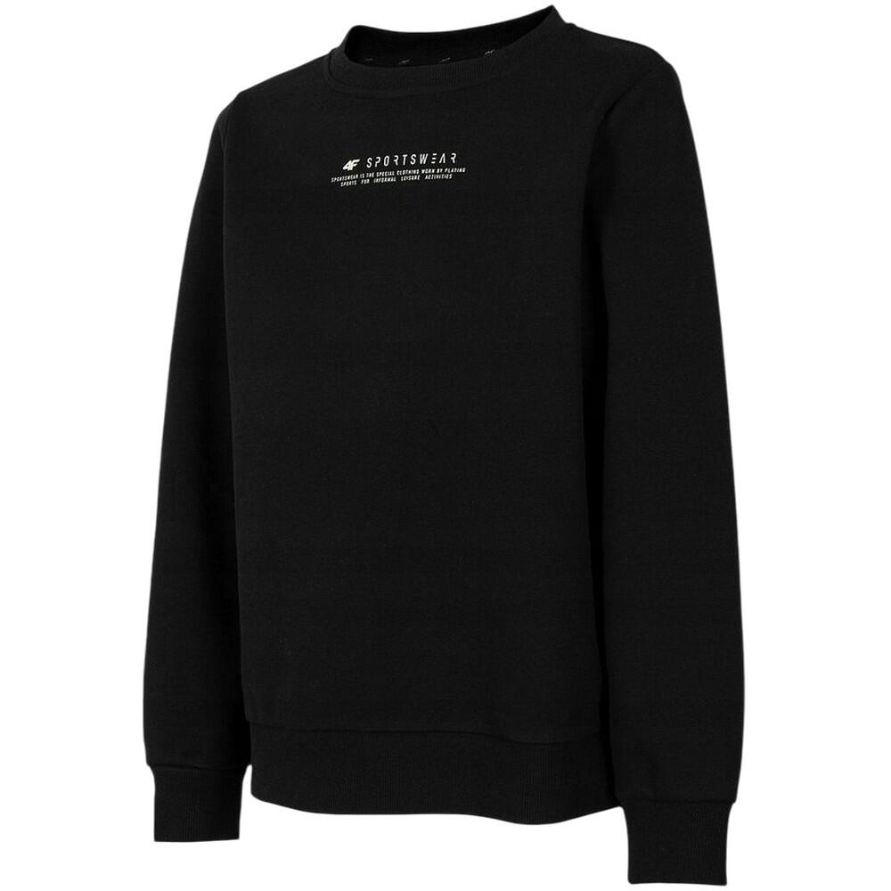 Sweat Motif/style Logo Femme (Noir) 3/4