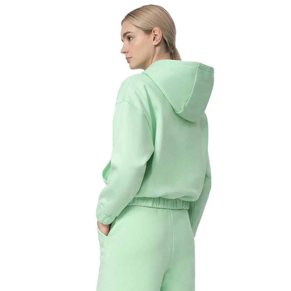 SS23TSWSF255 Felpa Con Cappuccio Donna 4F 4FSS23TSWSF255 Verde 4/4