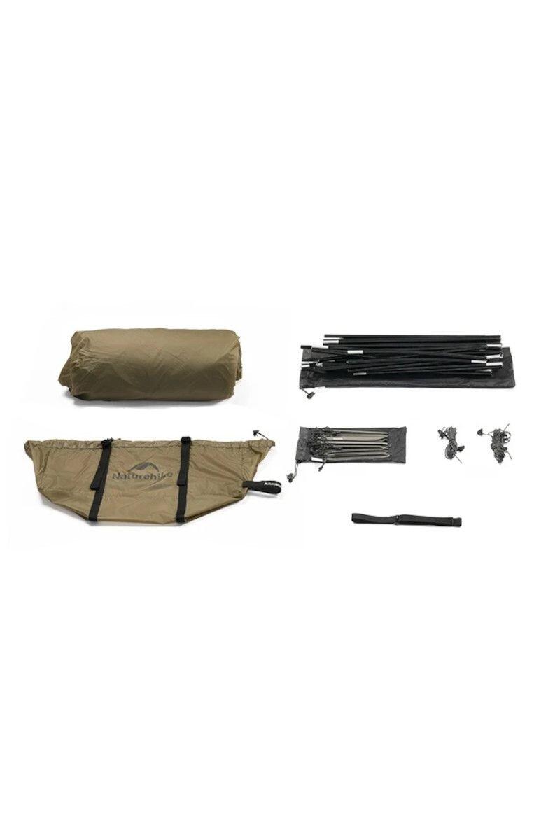 Tenda Trekking Shandi Solo 15D 1 Posto Verde 2/4