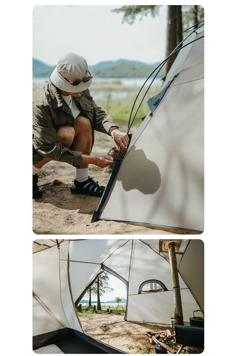 Tenda Trekking Shandi Solo 15D 1 Posto Verde 4/4