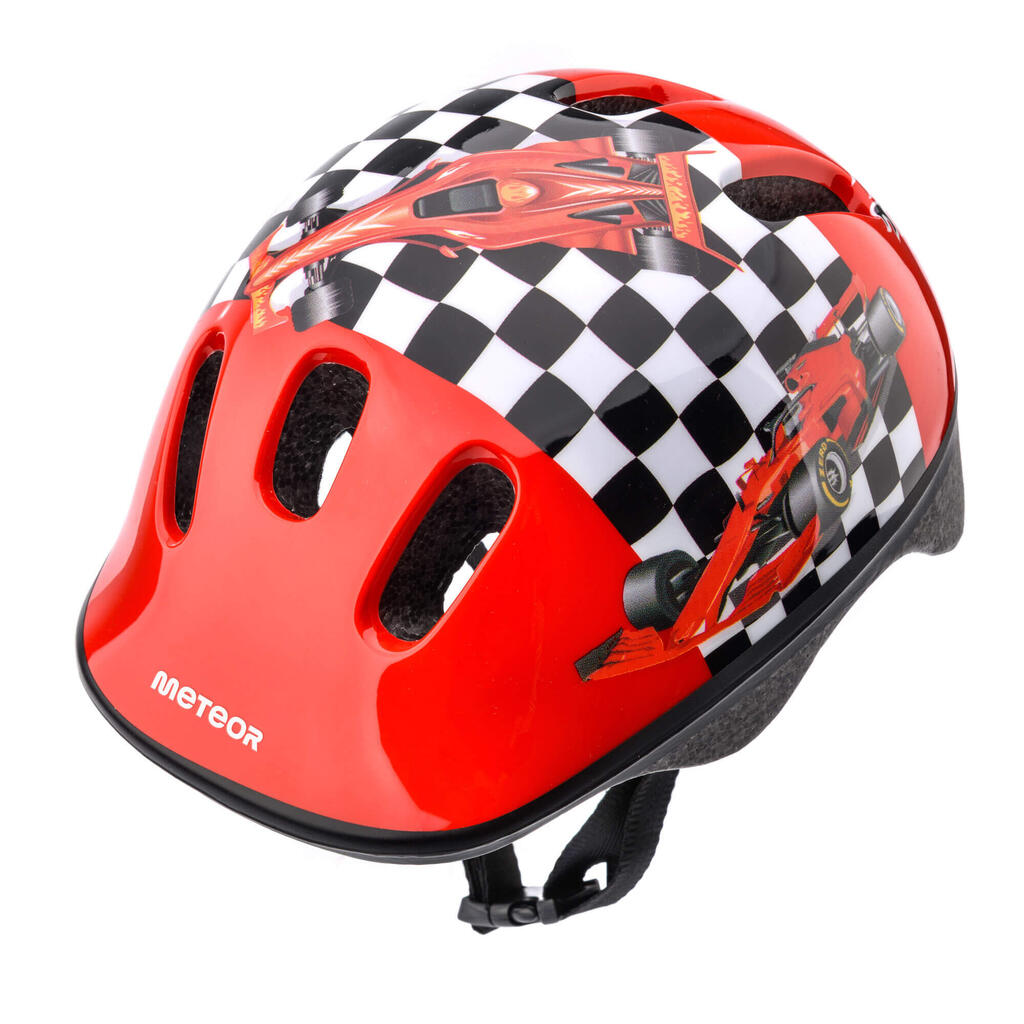 Race Team Bike Helmet (Black/Red)