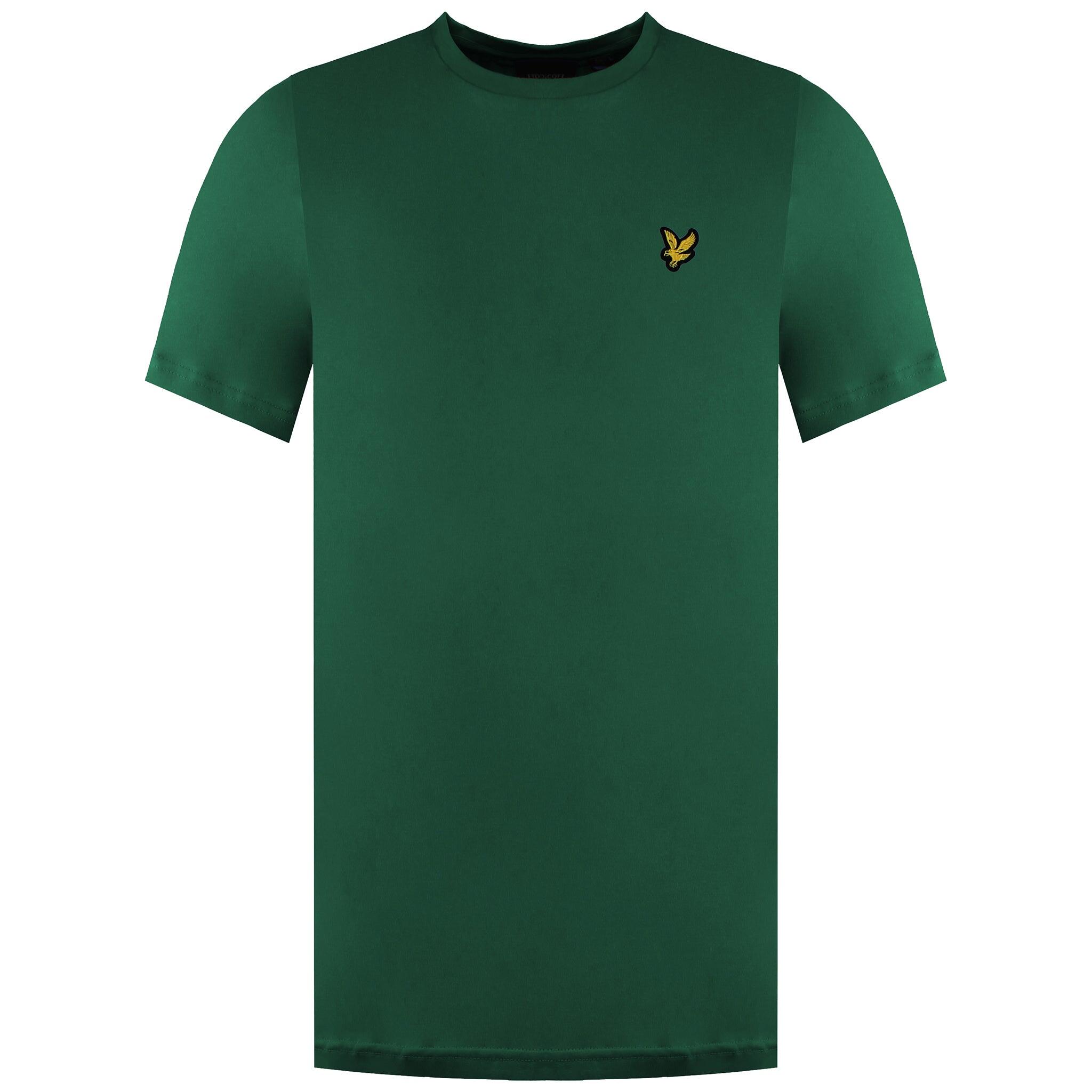 LYLE AND SCOTT Lyle & Scott Plain Mens Green T-Shirt