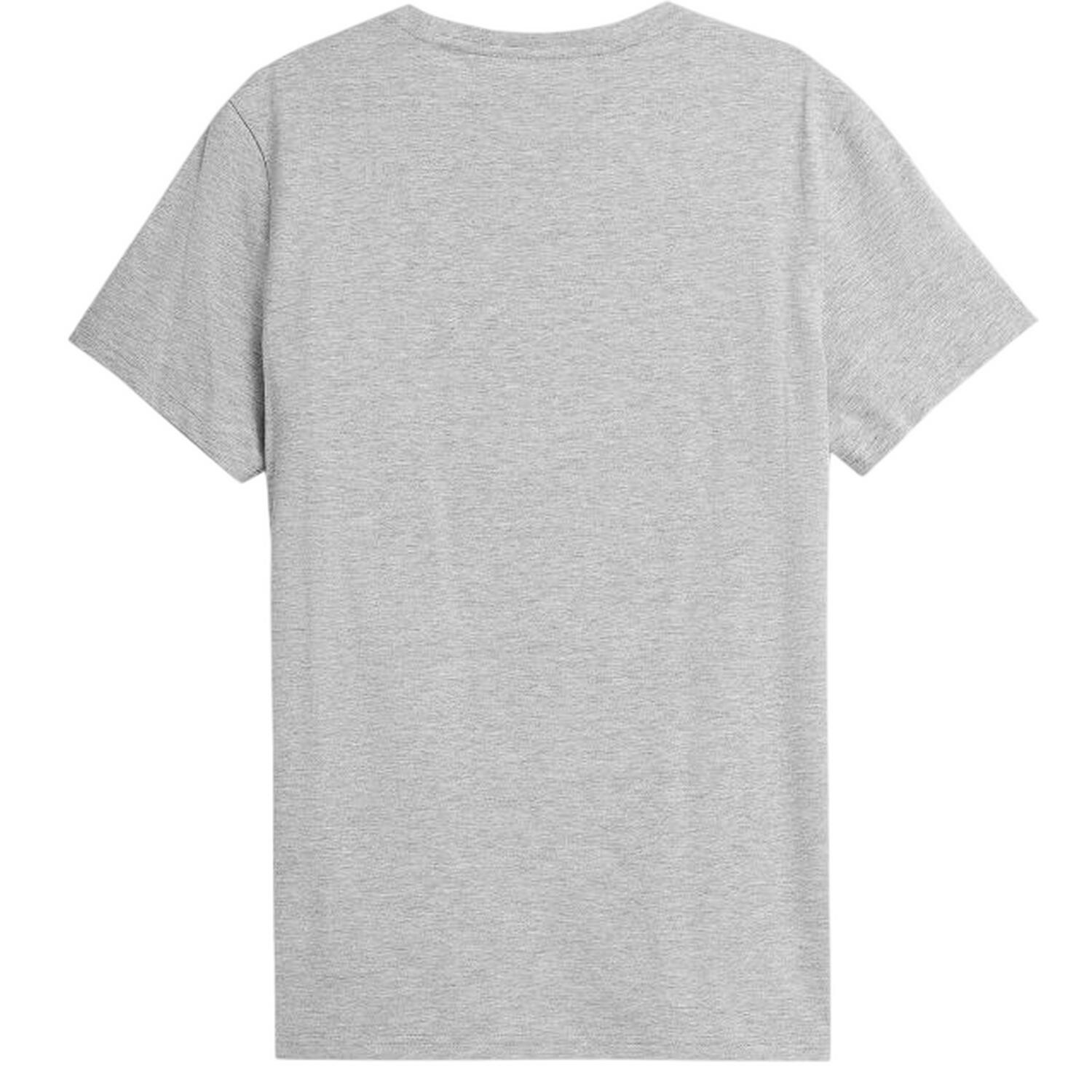 Heren H4Z22TSM352 23M Effen Normaal TShirt (Grijs) 2/2