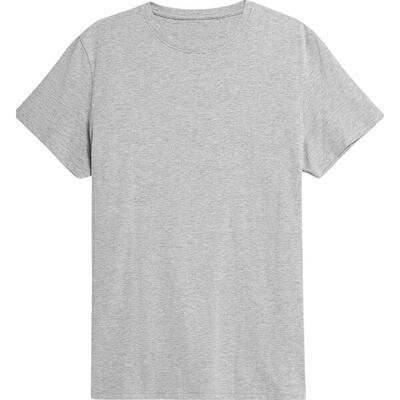 Heren h4z22tsm352 23m effen normaal tshirt (zwart)