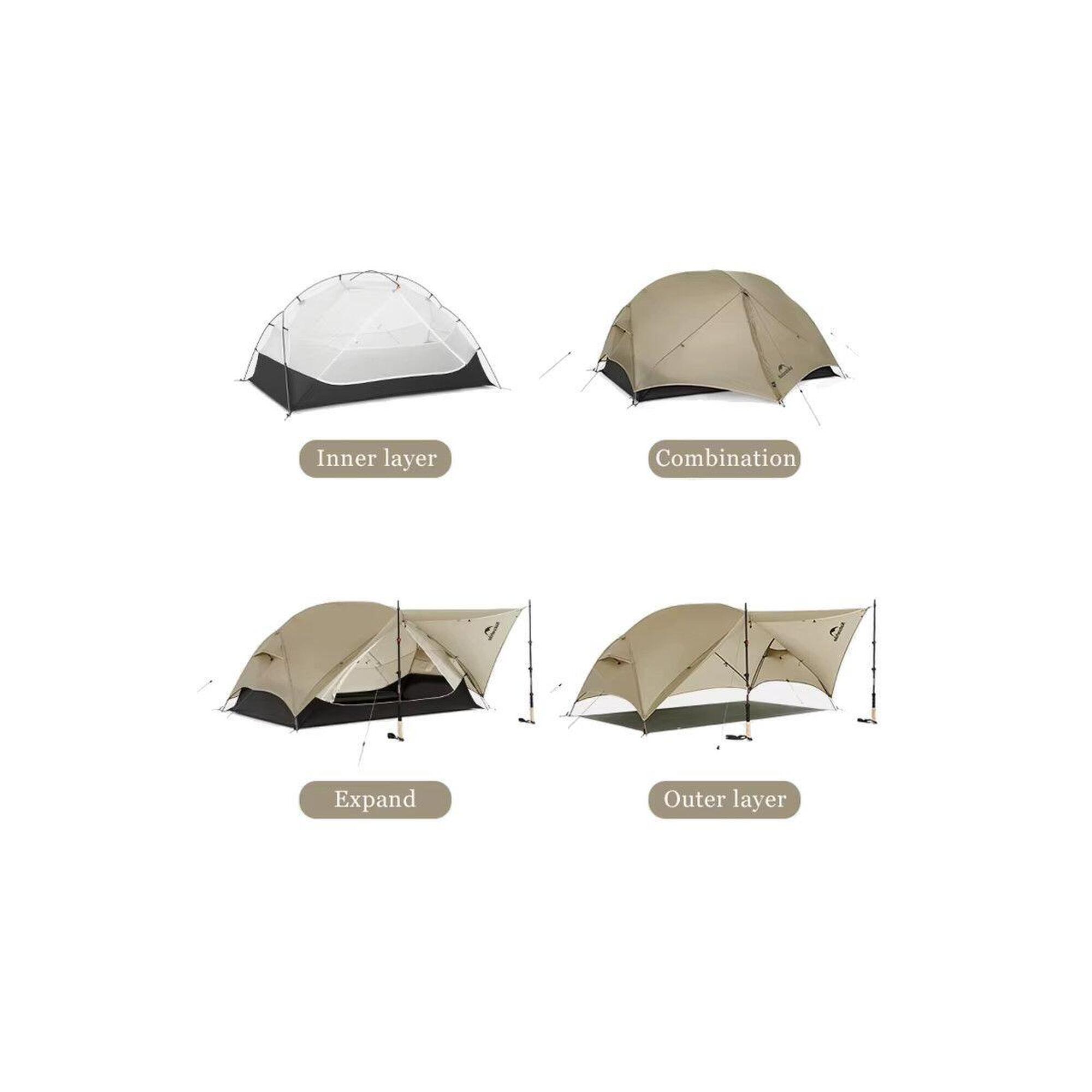 Cort Camping Mongar Ul 1 15D 1 persoană