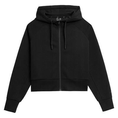 Dames h4z22 bld027 hoodie met volledige rits (violet)