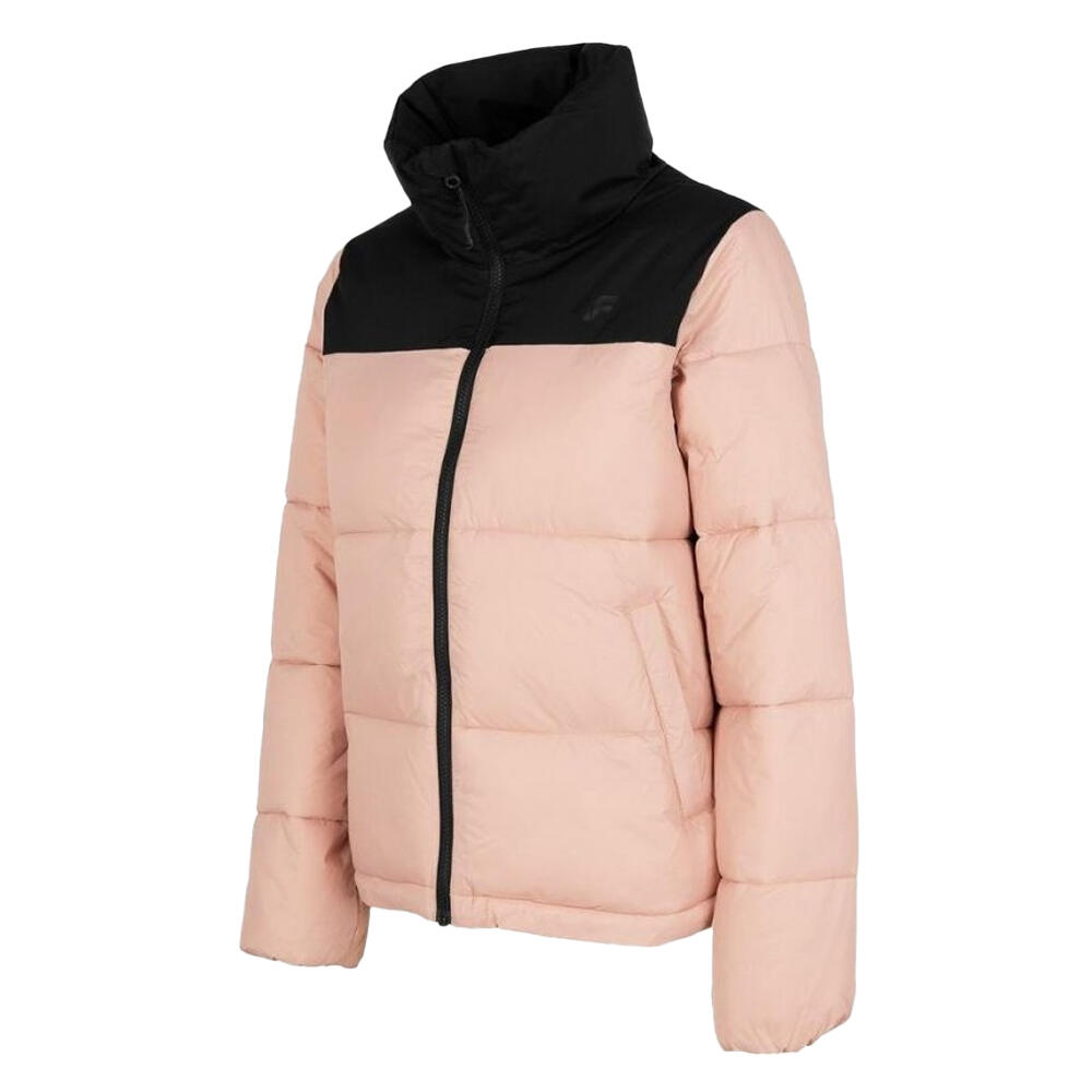 4F Casaco H4Z22 para senhora/senhora Preto / Rosa