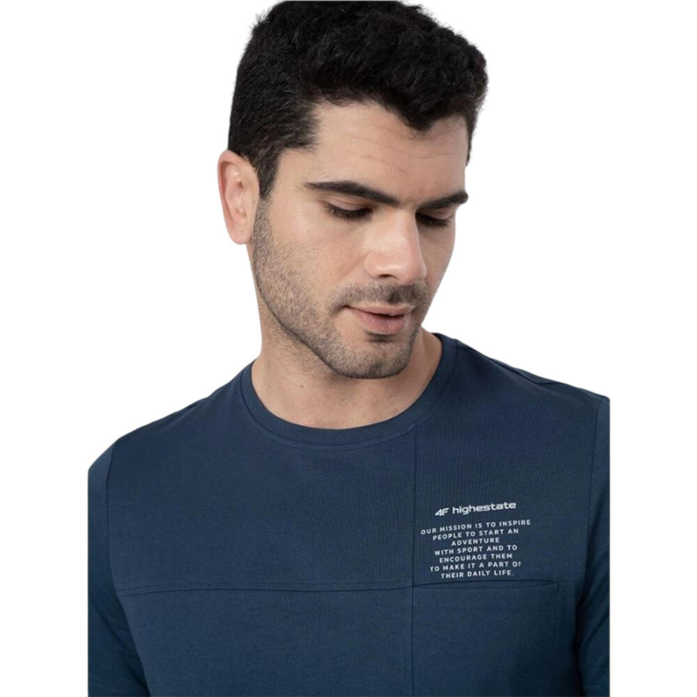 Tshirt Motif/style Imprimé Homme (Bleu Marine) 2/2