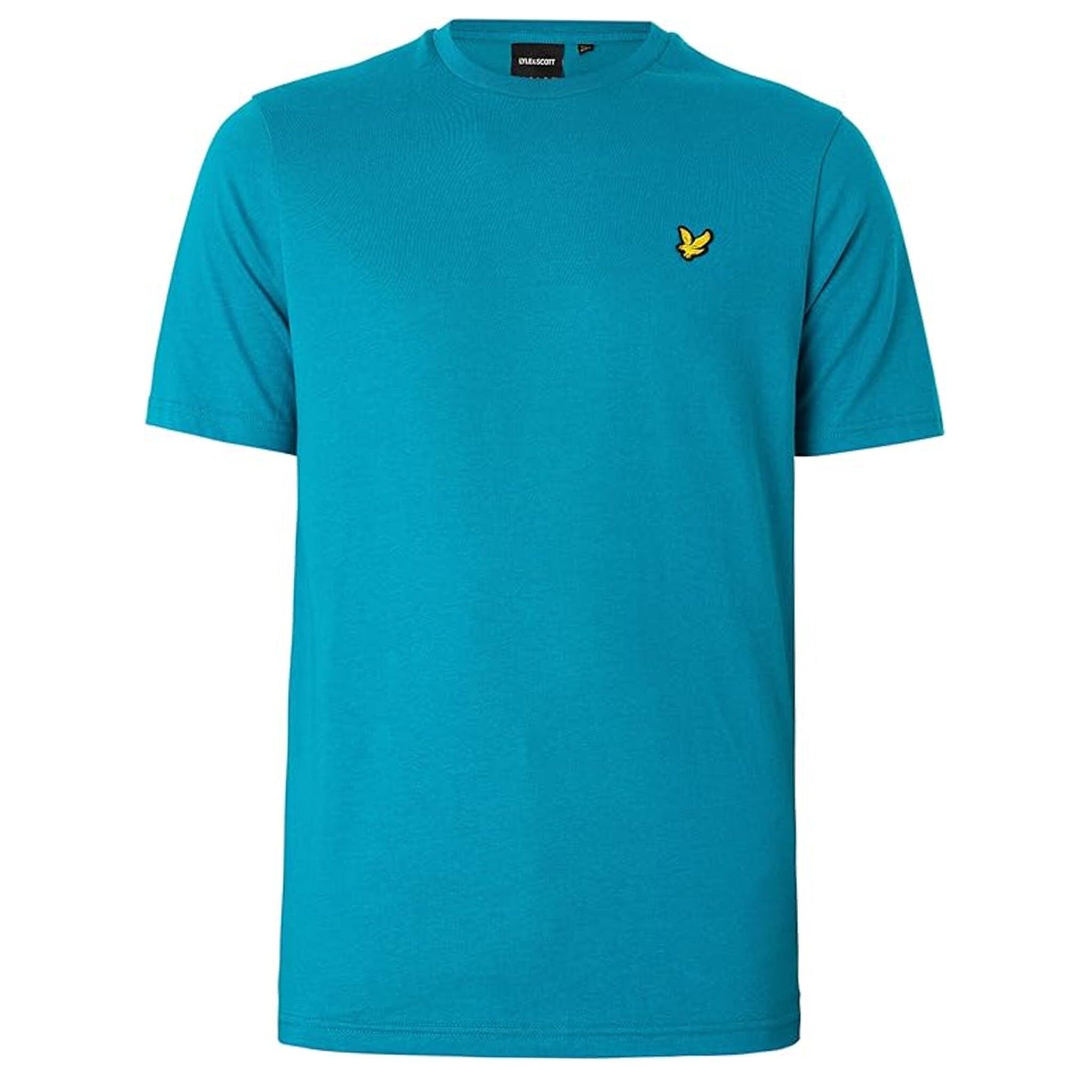 LYLE AND SCOTT Lyle & Scott Plain Mens Blue T-Shirt