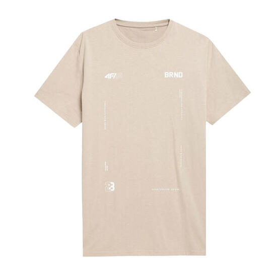 Camiseta Logotipo para Hombre Beige