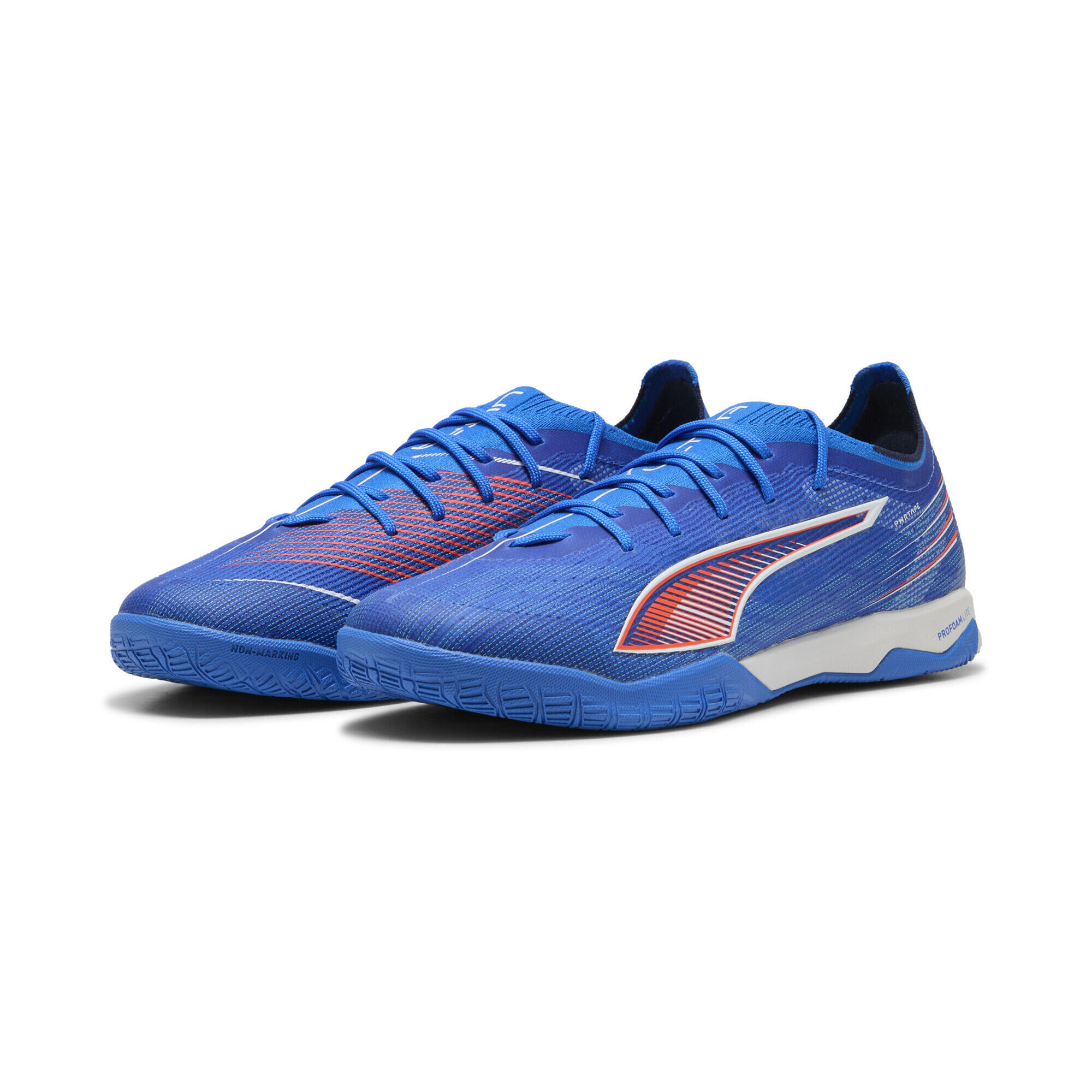 Puma - Chaussures De Futsal Ultra 6 Pro Court Unisexe Puma - Chaussures De Football - Blanc|bleu|rouge - Decathlon