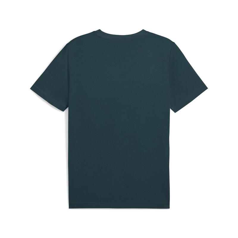 Tricou fitness bărbați logo guler rotund Ess No. 1 Logo Tee S, albastru PUMA