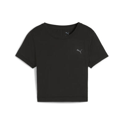 Cloudspun twist t-shirt met korte mouwen voor dames puma black