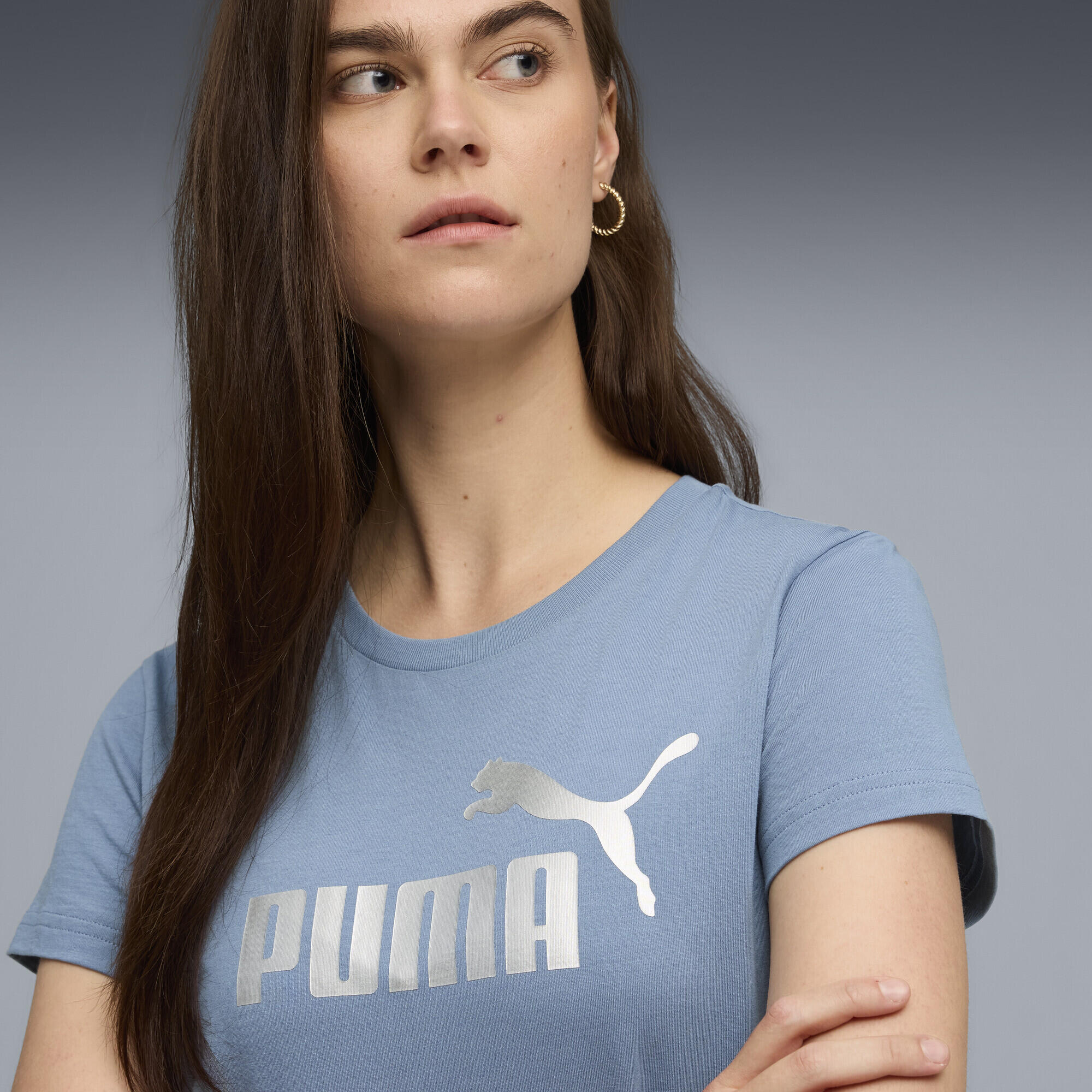 Camiseta ESS METALLIC con logotipo n.º 1 Mujer PUMA 3/6