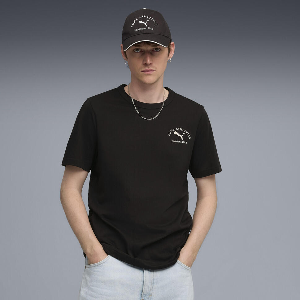 Męska koszulka PUMA Class z grafiką PUMA Black