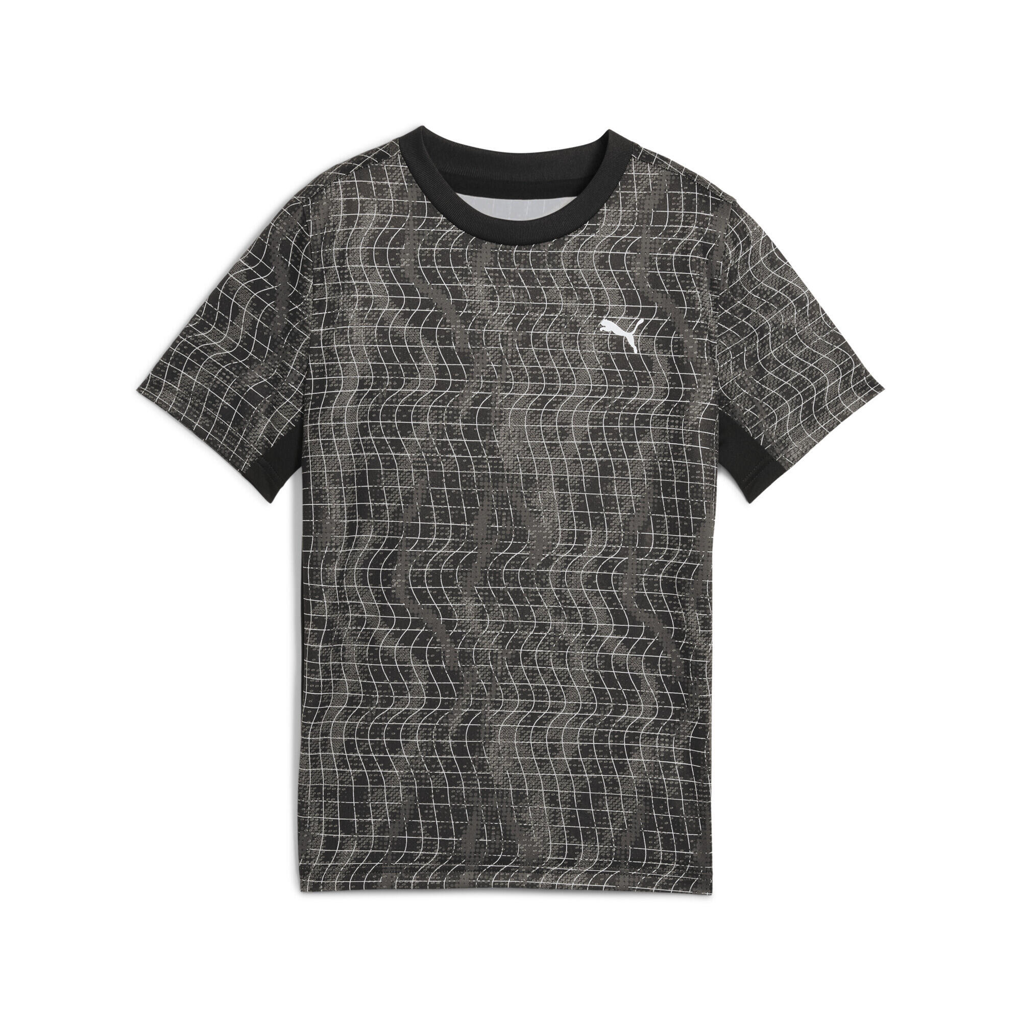 Młodzieżowa koszulka Essentials TRAIN ALL DAY z mieszanki poliestru PUMA Black