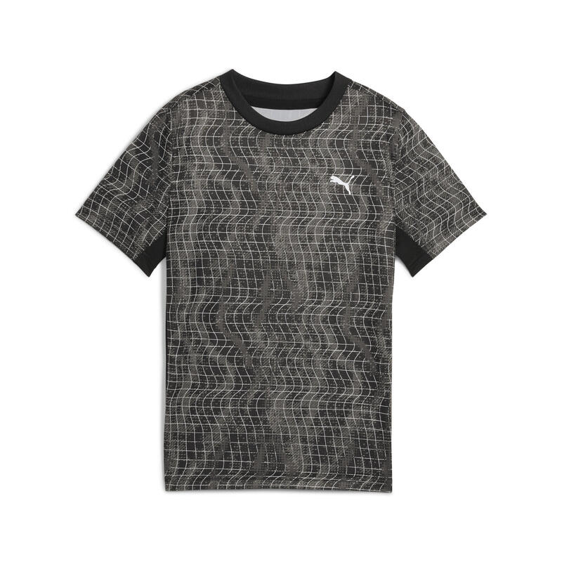 Młodzieżowa koszulka Essentials TRAIN ALL DAY z mieszanki poliestru PUMA Black