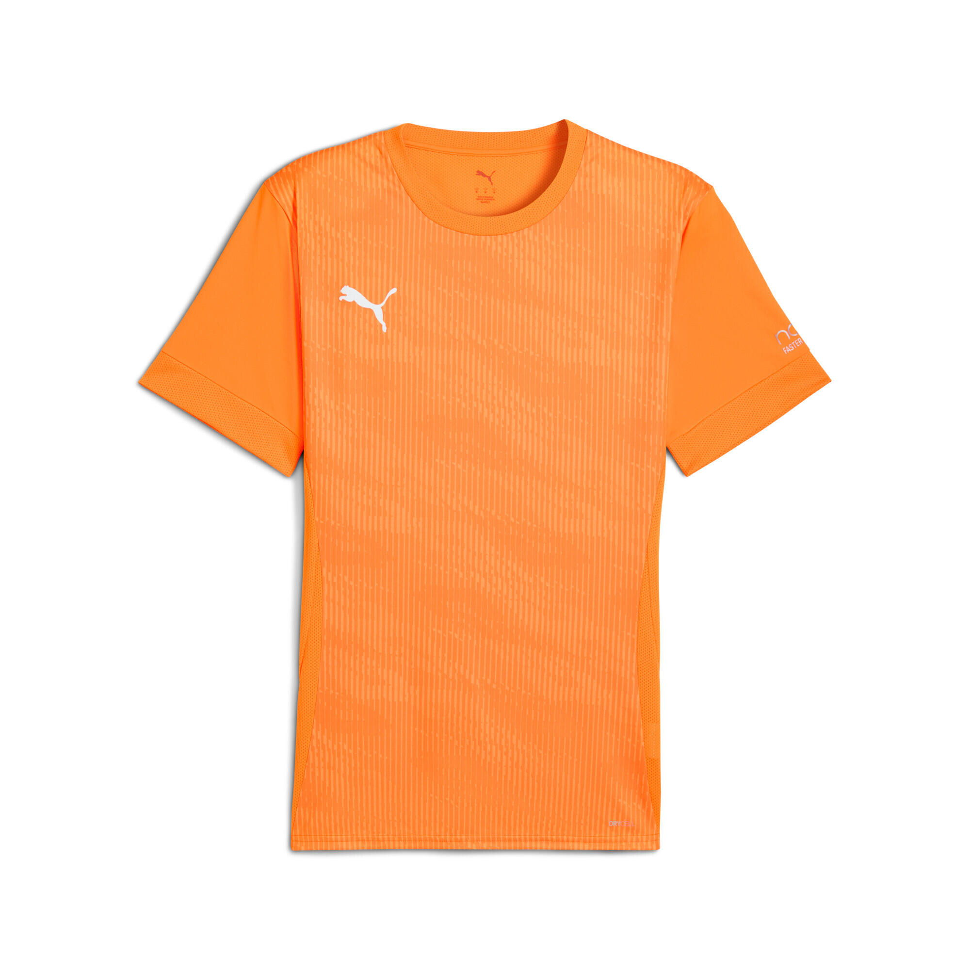 Puma - Maillot À Motif Individual Padel Homme Puma - T-shirt Manches Courtes - Jaune|orange - Decathlon