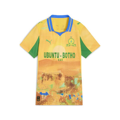 Camiseta KIDSUPER x MAMELODI SUNDOWNS Mujer PUMA Pelé Yellow Fast Green