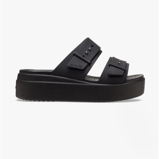Sandalias CROCS Brooklyn Buckle Negro Mujer