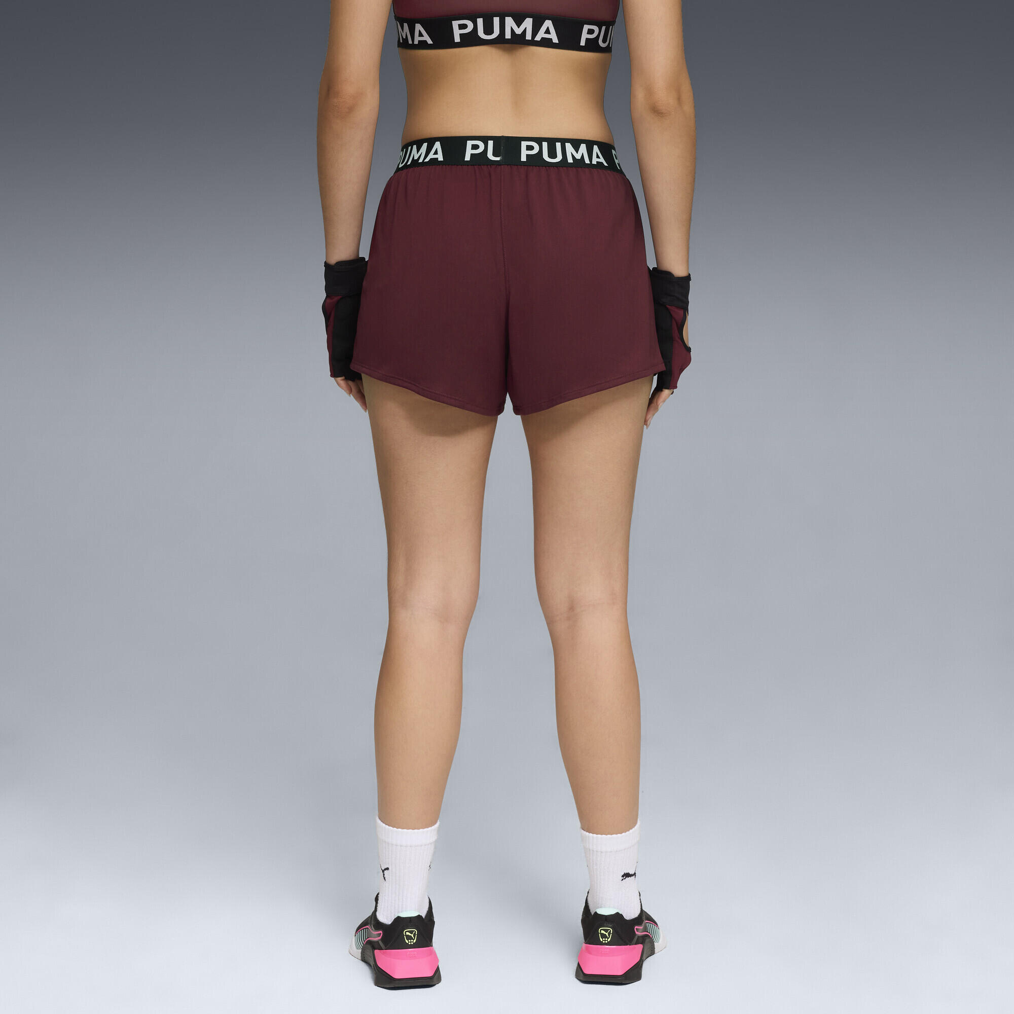PUMA STRONG gebreide short voor dames, 8 cm PUMA 3/5