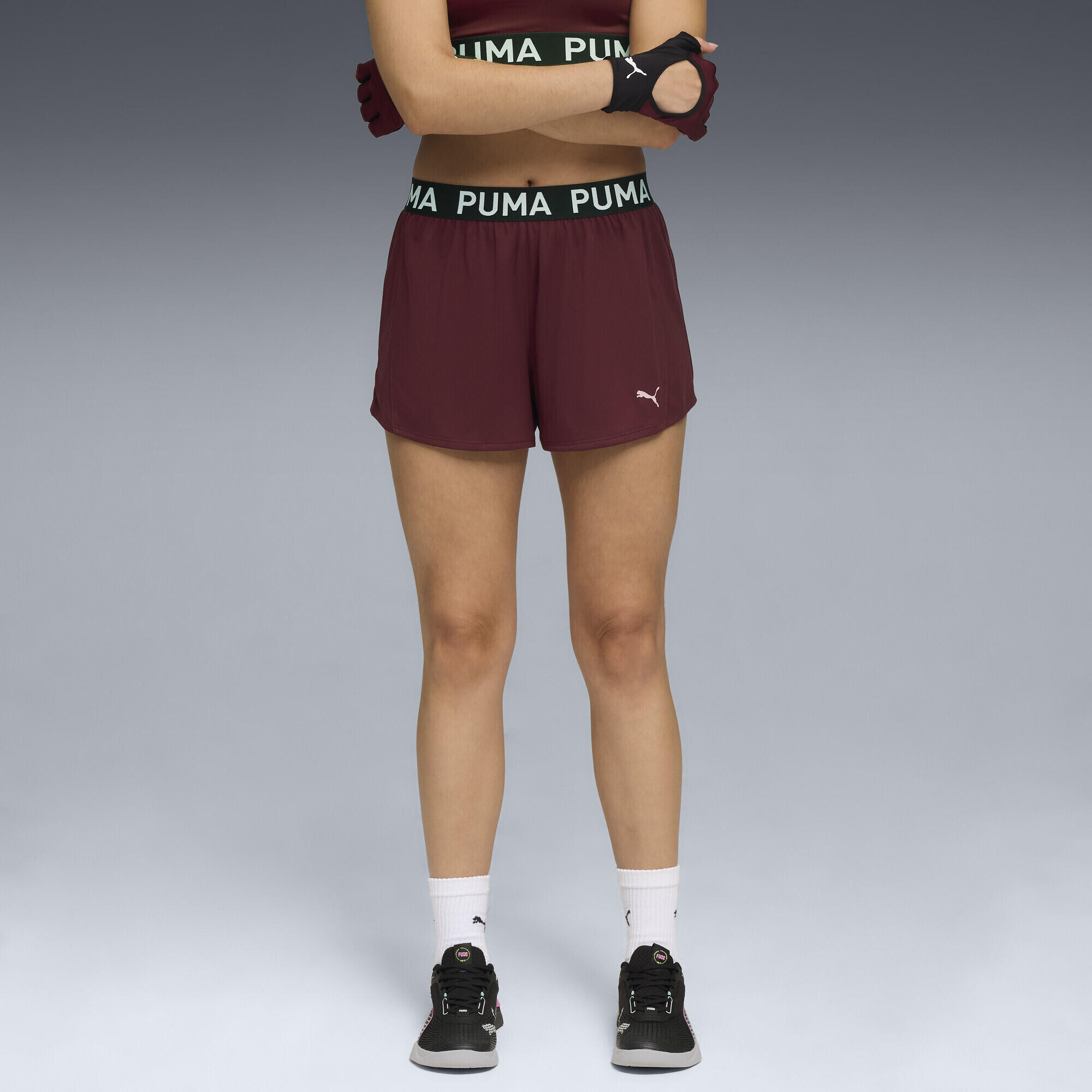 PUMA STRONG gebreide short voor dames, 8 cm PUMA 2/5