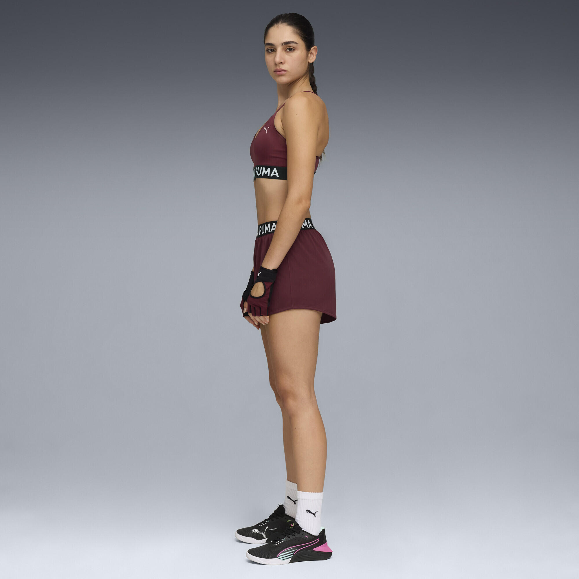 PUMA STRONG gebreide short voor dames, 8 cm PUMA 4/5
