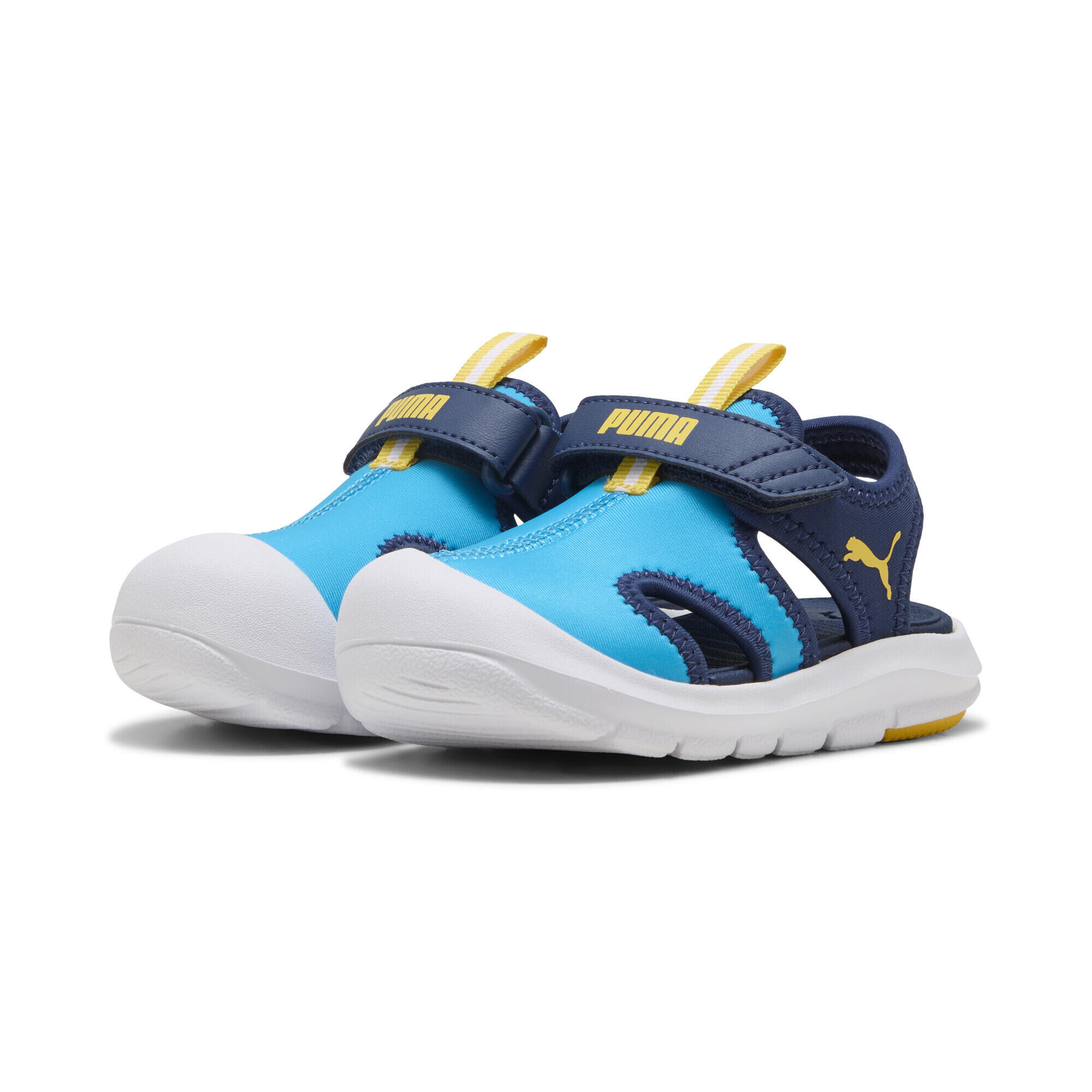 PUMA Fun Racer Sandalen Kinder PUMA Speed Blue Pelé Yellow