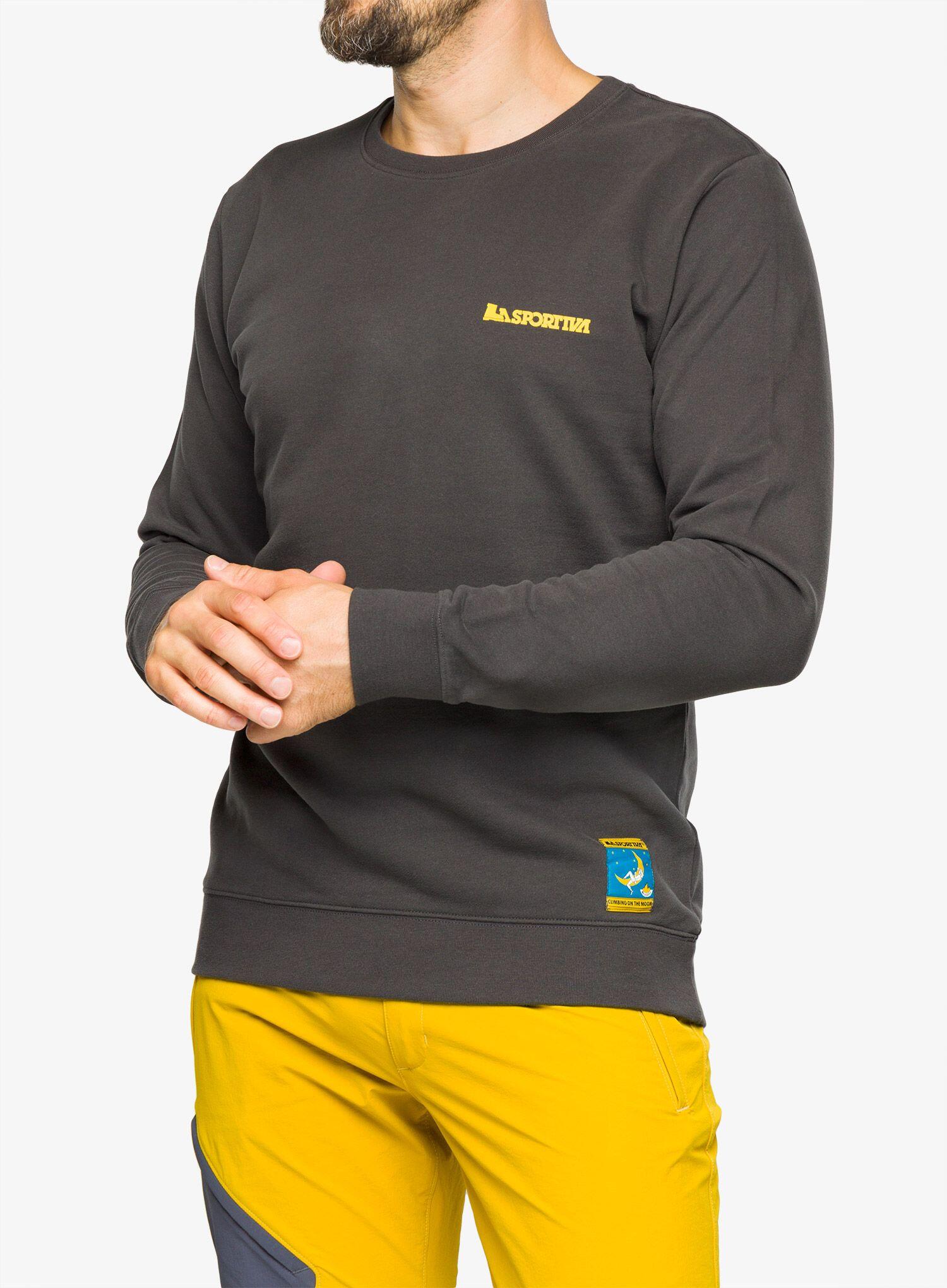 Bluza bez kaptura męska La Sportiva Climbing on the Moon Sweatshirt 3/7