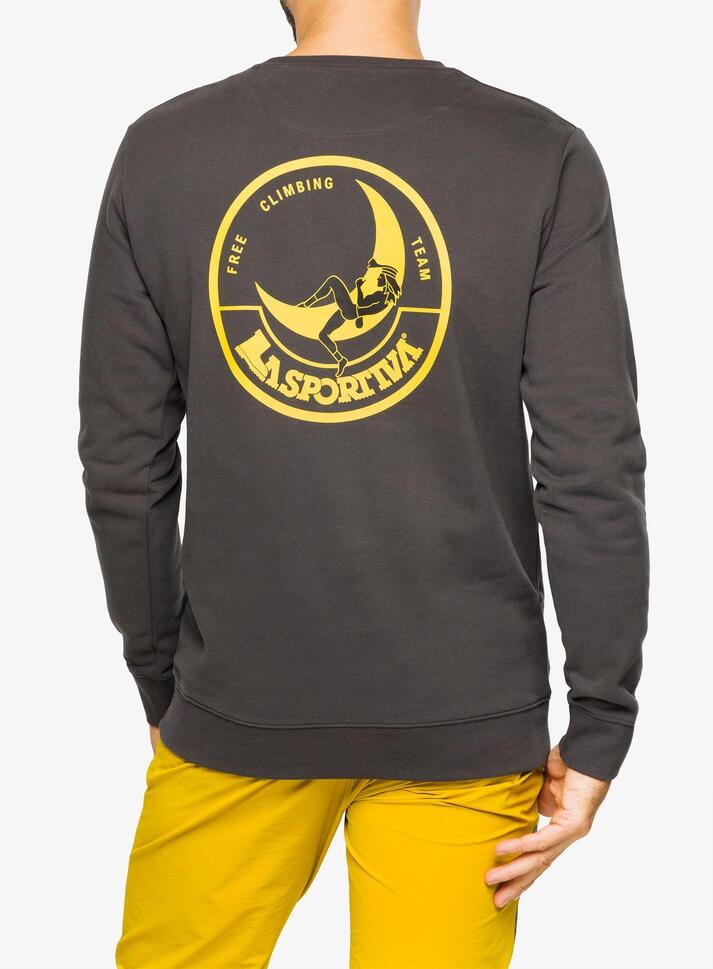 Bluza bez kaptura męska La Sportiva Climbing on the Moon Sweatshirt